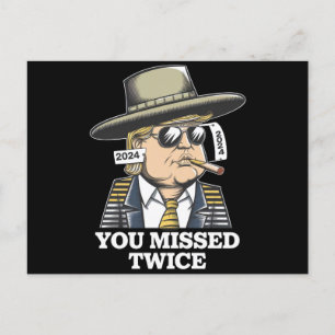 Postal Trump Intento de Asesinato Trump 2024 que perdiste