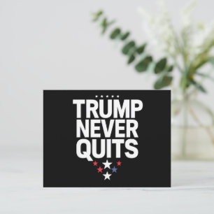 Postal Trump Nunca Abandona Voto Patriótico Trump 2024