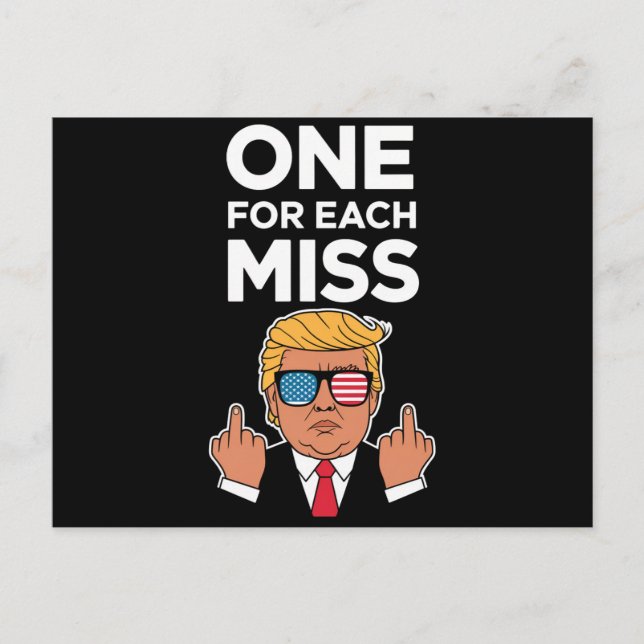 Postal Trump One For Each (Anverso)