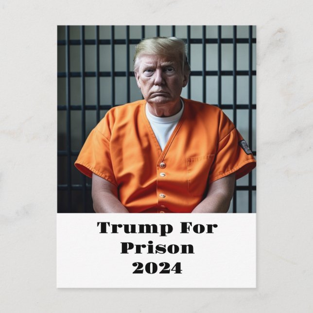 Postal Trump Para Prisión 2024 (Anverso)