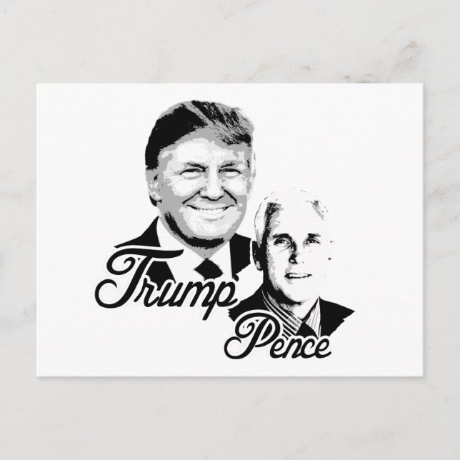 Postal Trump Pence - Bustos - - - (Anverso)