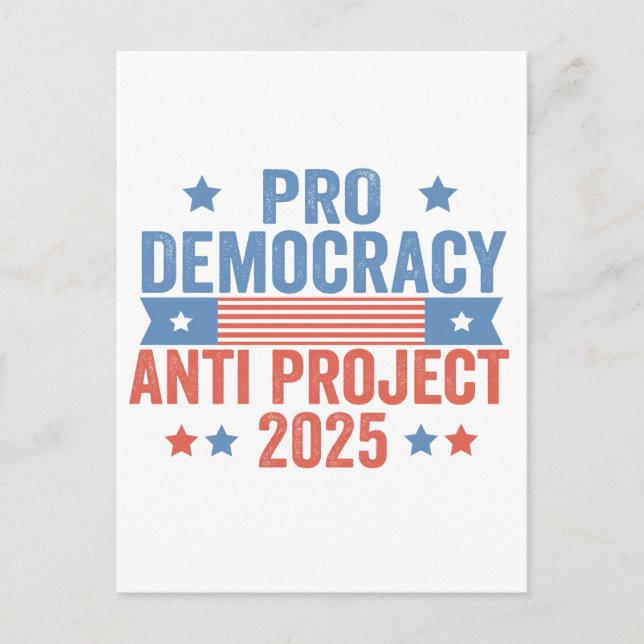 Postal Trump republicano pro proyecto antidemocrático 202 (Anverso)
