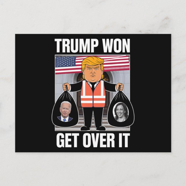 Postal Trump Se Saldrá Con Maga Ganó Las Elecciones 2024 (Anverso)