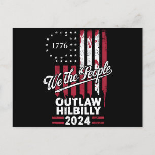 Postal Trump Vance 2024 Donald Trump Proscrito Hillbilly