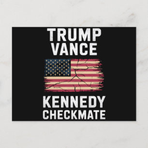 Postal Trump Vance 2024 Trump Vance Kennedy Jaque Mate