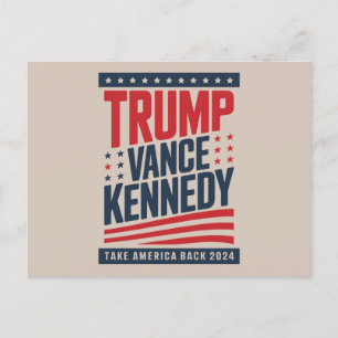 Postal Trump Vance Kennedy Recuperemos Estados Unidos 202