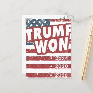 Postal Trump Won