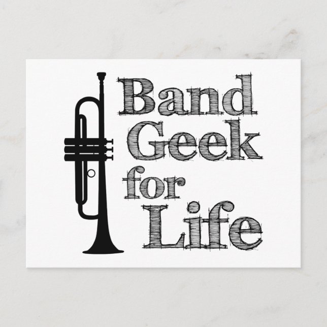 Postal Trumpet Band Geek (Anverso)