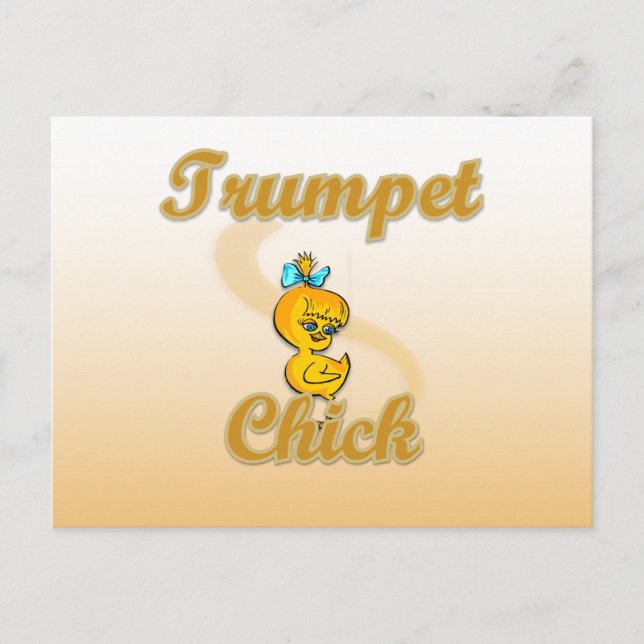 Postal Trumpet Chick (Anverso)