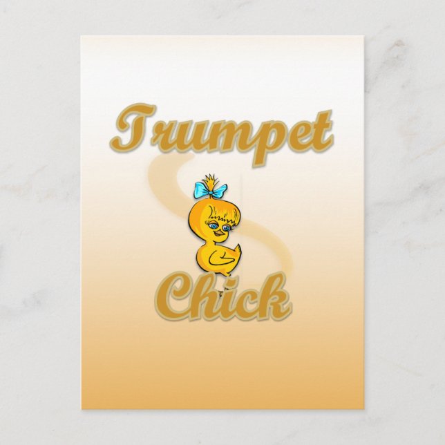 Postal Trumpet Chick (Anverso)
