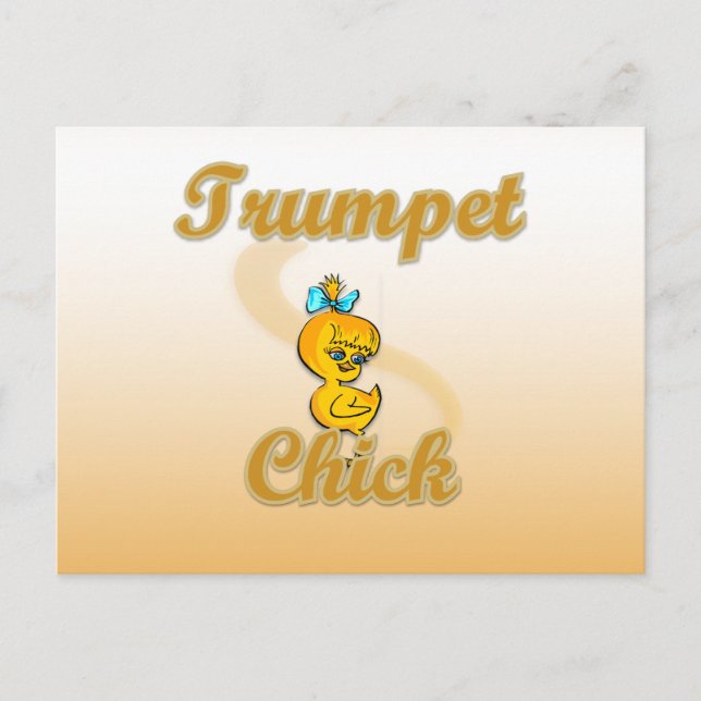 Postal Trumpet Chick (Anverso)