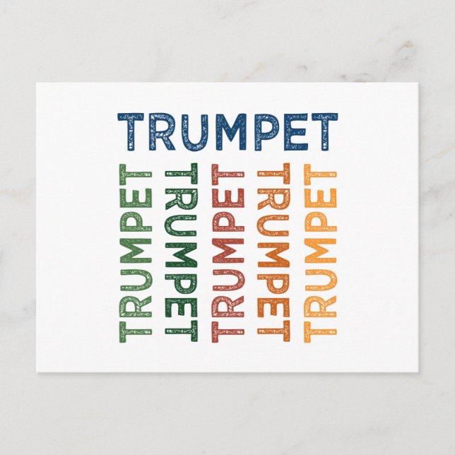Postal Trumpet Colorful (Anverso)