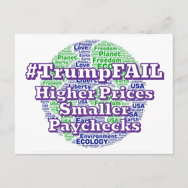 Postal #trumpFALLA (Planeta Tierra) (Anverso)