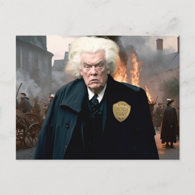 Postal Trump's Witch Hunt (Anverso)