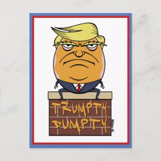 Postal Trumpty Dumpty - Personalizado Donald Trump