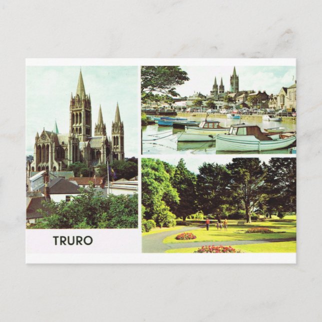 Postal Truro, Cornwall, Inglaterra (Anverso)