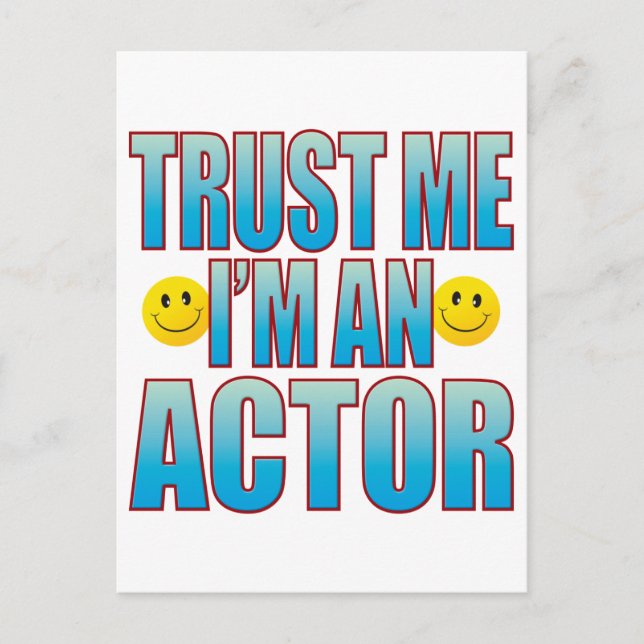 Postal Trust Me Actor Life B (Anverso)