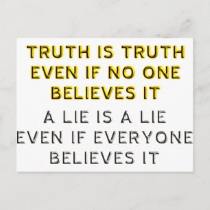 Postal Truth and Lie