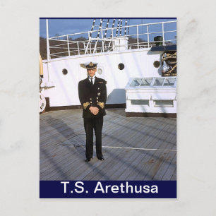 Postal TS Arethusa, Jefe P0, capitán por un día