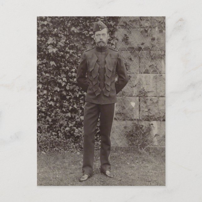 Postal TSAR NICOLAS II Romanov de Rusia #299 (Anverso)