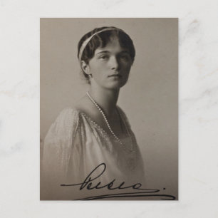 Postal Tsar OLGA Romanov Rusia #280 de la hija