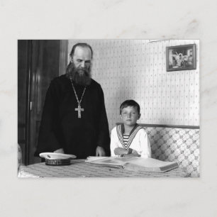 Postal Tsarevitch Alexis Romanov, son tsar of Russia Post