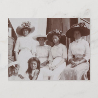 Postal Tsarina de Rusia y Olga, Tatiana, Marie Romanov
