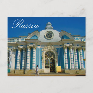 Postal Tsarskoye Selo Pushkin Cathrine Palace Rusia
