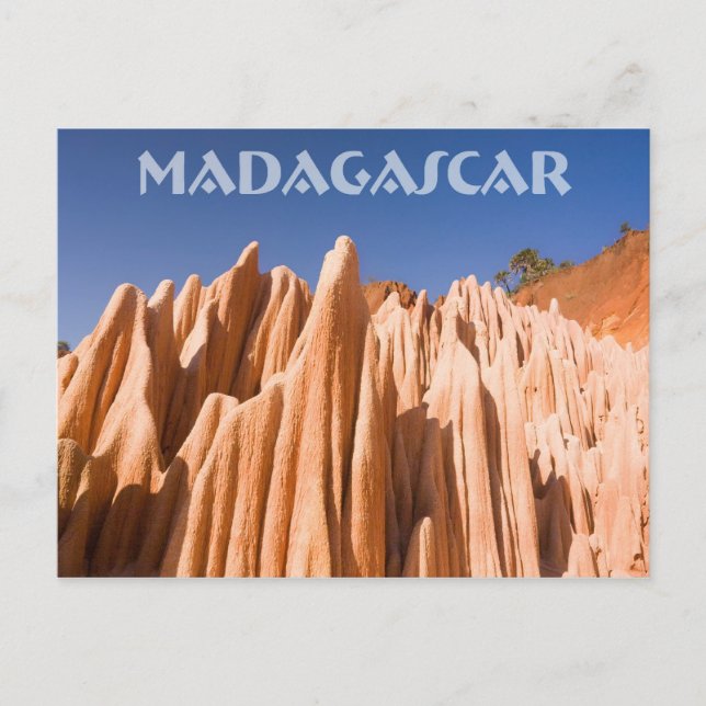 Postal Tsingy rouges de Madagascar (Anverso)