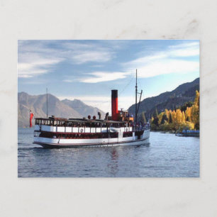 Postal TSS Earnslaw buque de vapor 1912