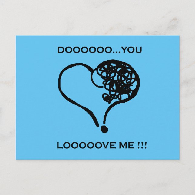 Postal ¿Tú? ¡Amame! (Anverso)