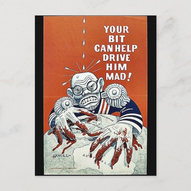 Postal ¡Tu Boca Puede Ayudarle A Que Se Entriste! (Anverso)