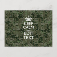 Tu Camuflaje Digital de Texto Woodland Mantén La C