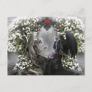 Postal Tu corazón me golpea hasta la muerte todos los día