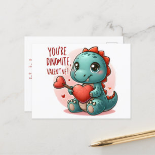 Postal Tu Dinomita Valentine Cute Dinosaur Love
