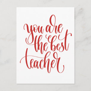 Postal Tu Eres El Mejor Profesor
