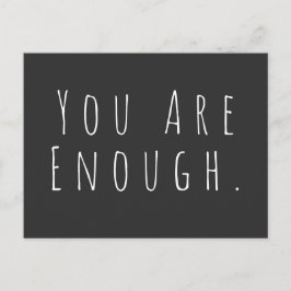 Postal TÚ ERES SUFICIENTE | Gráfico de arte Inspirador