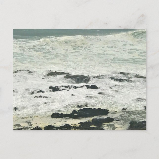 Postal Tu está bien, Cabo Perpetua, Costa de Oregón (Anverso)