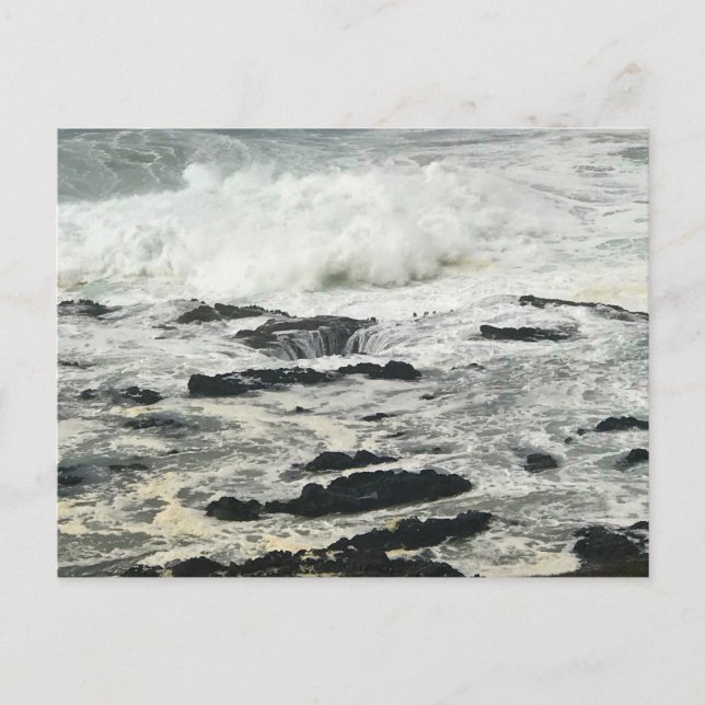 Postal Tu está bien, Cabo Perpetua, Costa de Oregón (Anverso)