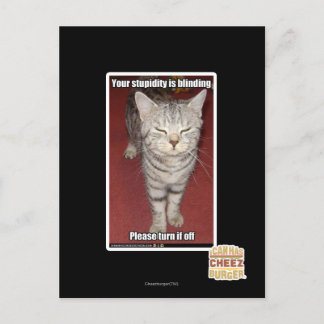 Postal Tu estupidez es cegadora 2