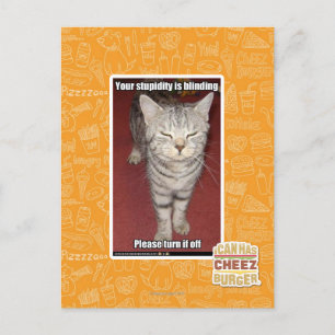 Postal Tu estupidez es cegadora 2