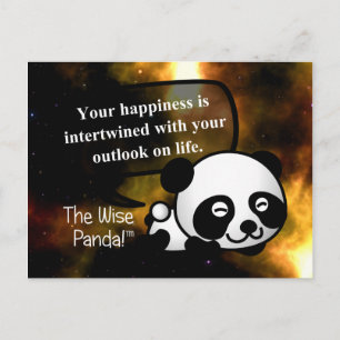 Postal Tu felicidad depende de tu perspectiva de la vida
