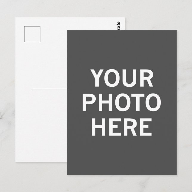 Postal Tu foto aquí (Anverso / Reverso)