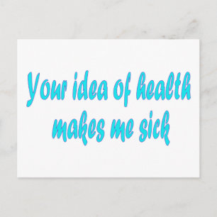 Postal Tu idea de la salud