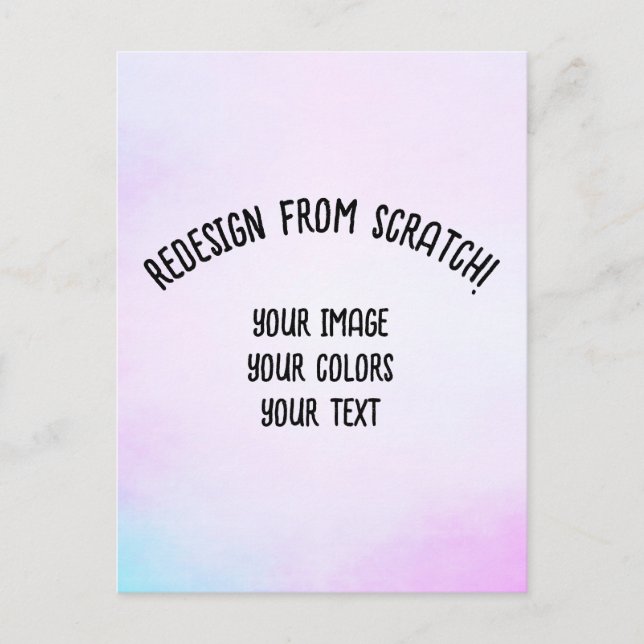 Postal Tu Imagen Aquí - Crea Tu Propia (Anverso)