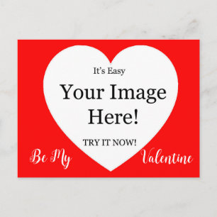 Postal Tu imagen en el corazón San Valentín