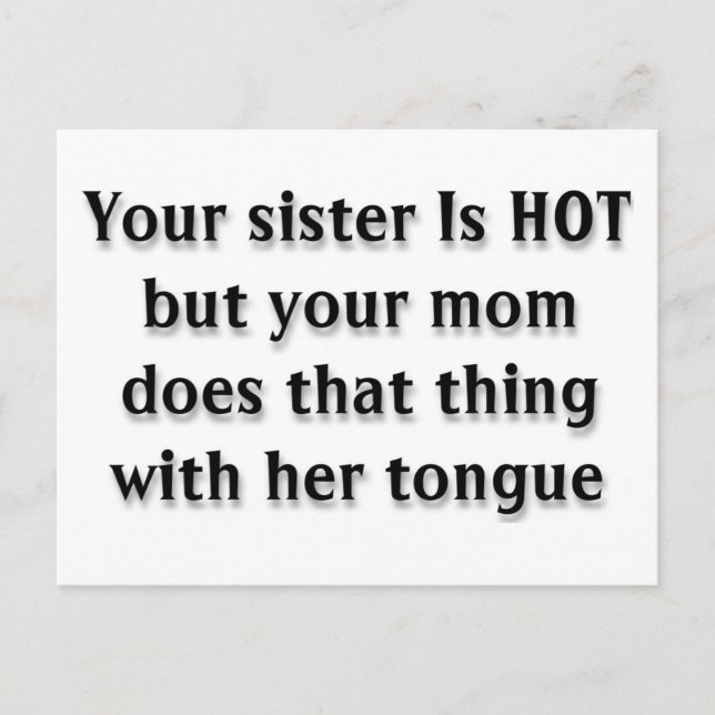 Postal Tu mamá (Anverso)