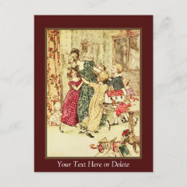 Postal Tu texto/color Arthur Rackham Vintage Christmas