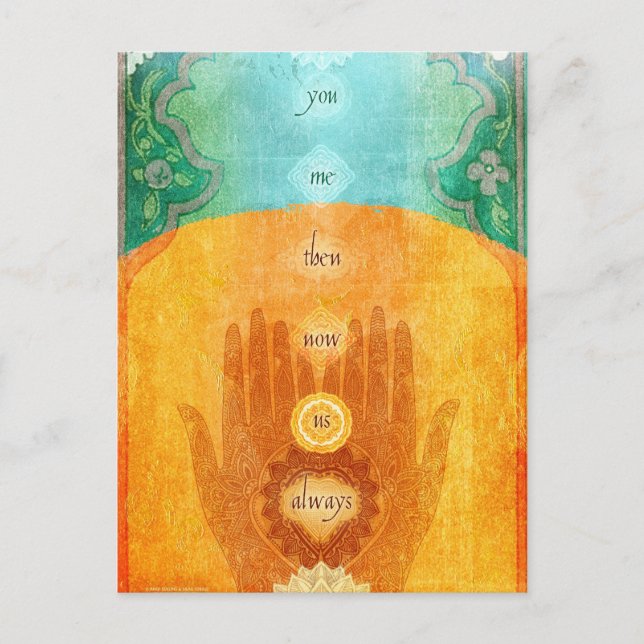 Postal Tú, Yo Y Ahora Nosotros Siempre (Anverso)