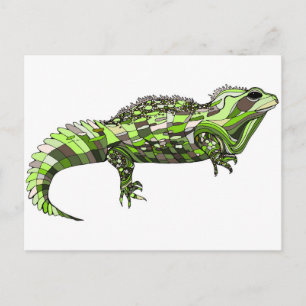 Postal Tuatara Green